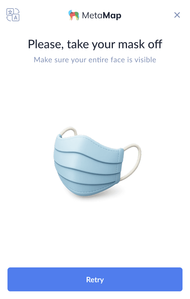 MetaMap SDK screen